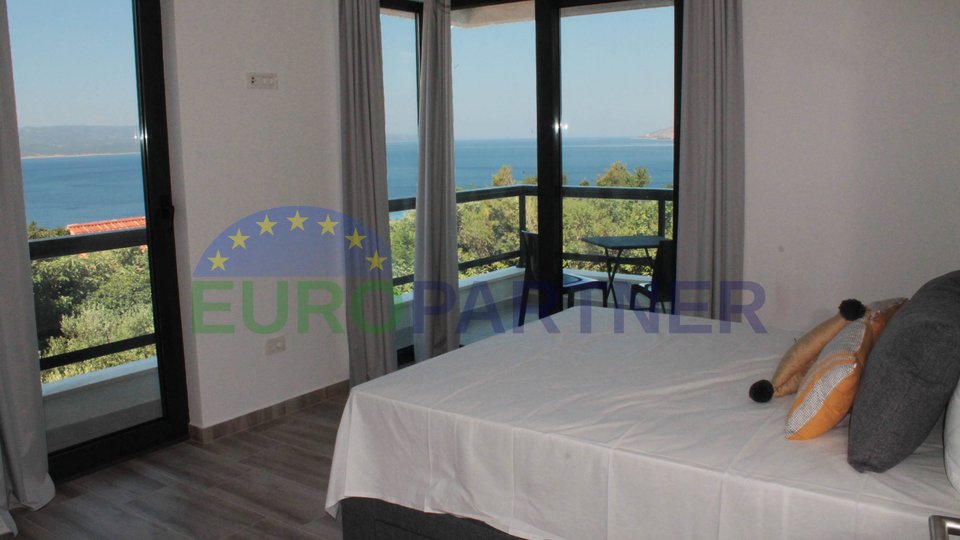 The house is surrounded by greenery with a beautiful sea view, Brela