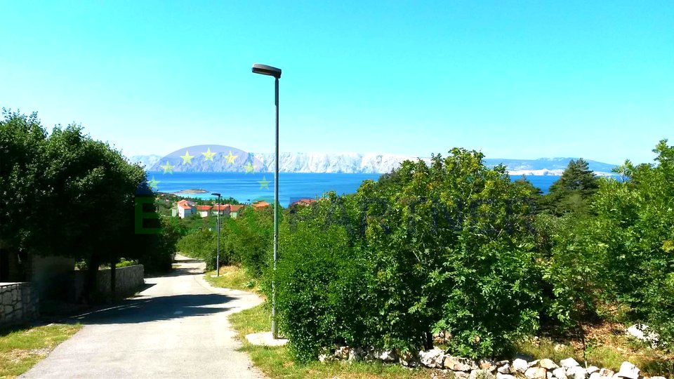 Terreno con vista panoramica sul mare vicino a N.Vinodolski