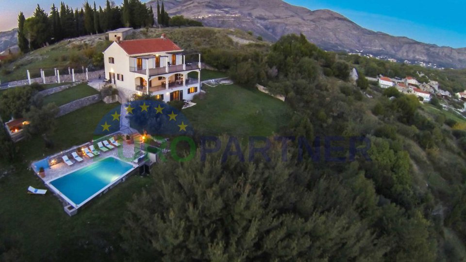Schöne Villa in der Nähe von Dubrovnik mit Meerblick,