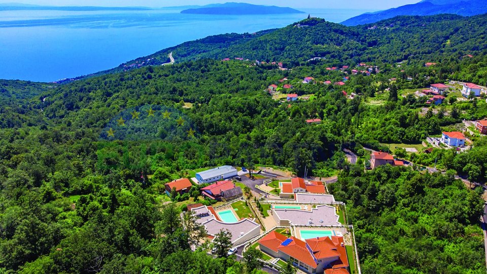 Enchanting villa with sea views on the slopes of Učka
