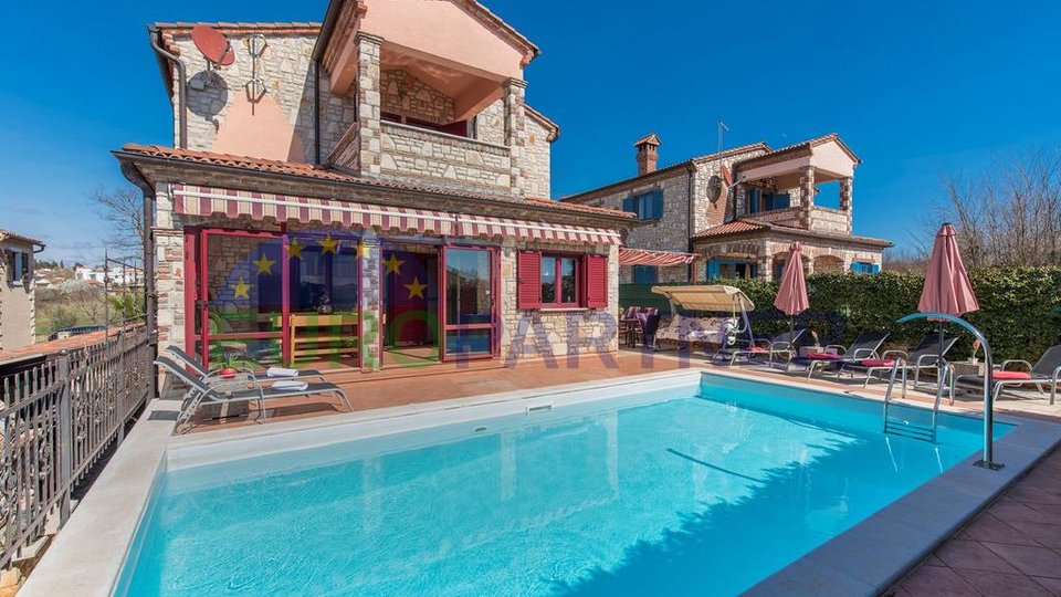 Rustic Mediterranean style villa with sea views, Porec