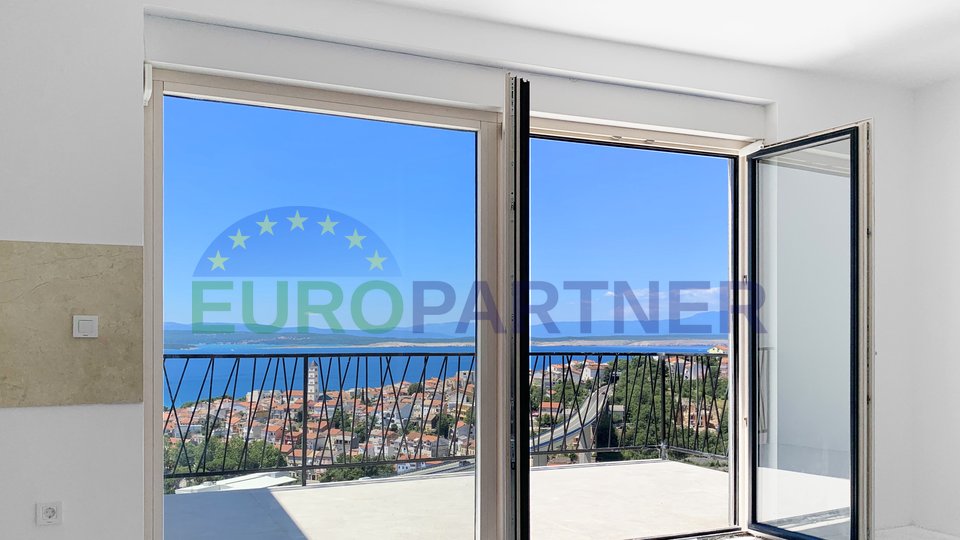 New building- Modern apartments with open sea view, swimming pool and lift, Crikvenica
