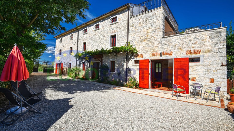 Istrian charm, beautiful stone house with panoramic sea views