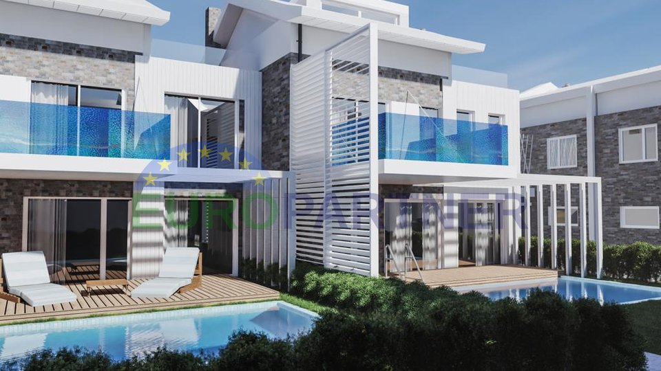 Luxury villas in Porec, attractive location, 70 m from the beach
