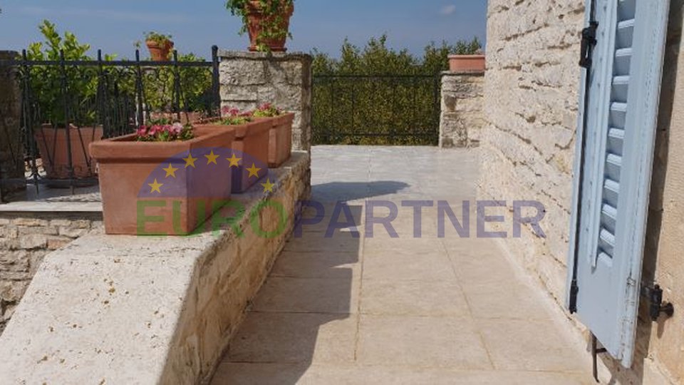Stone house with pool on a plot of 10,000 m2, central Istria