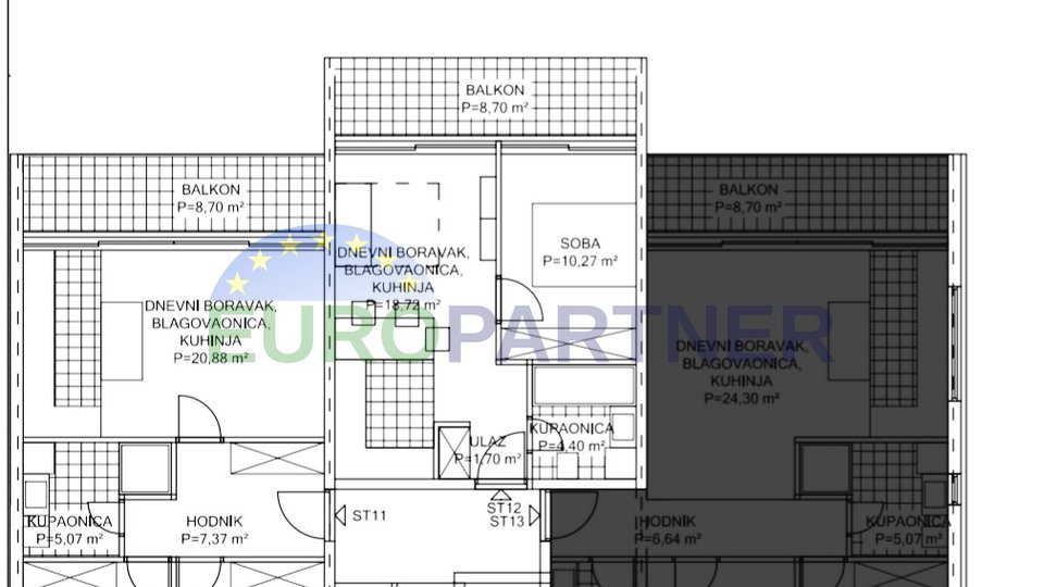 Wohnung, 39 m2, Verkauf, Poreč