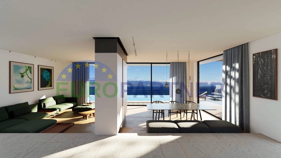 Opatija - elegant villa with panoramic views and integrated Smart home system