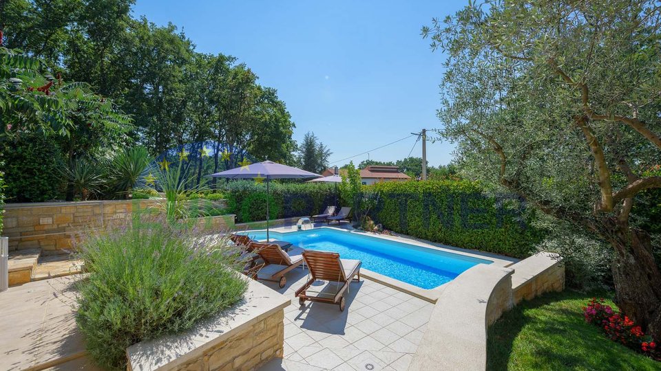 Charming villa with pool and beautiful garden near Porec