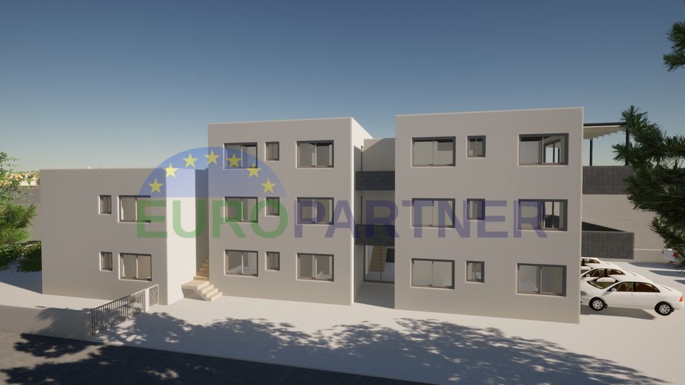 Modern apartment under construction in Novigrad
