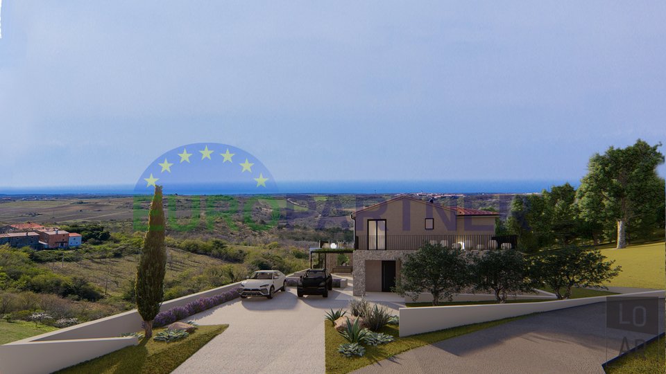 Moderna vila u središnjoj Istri