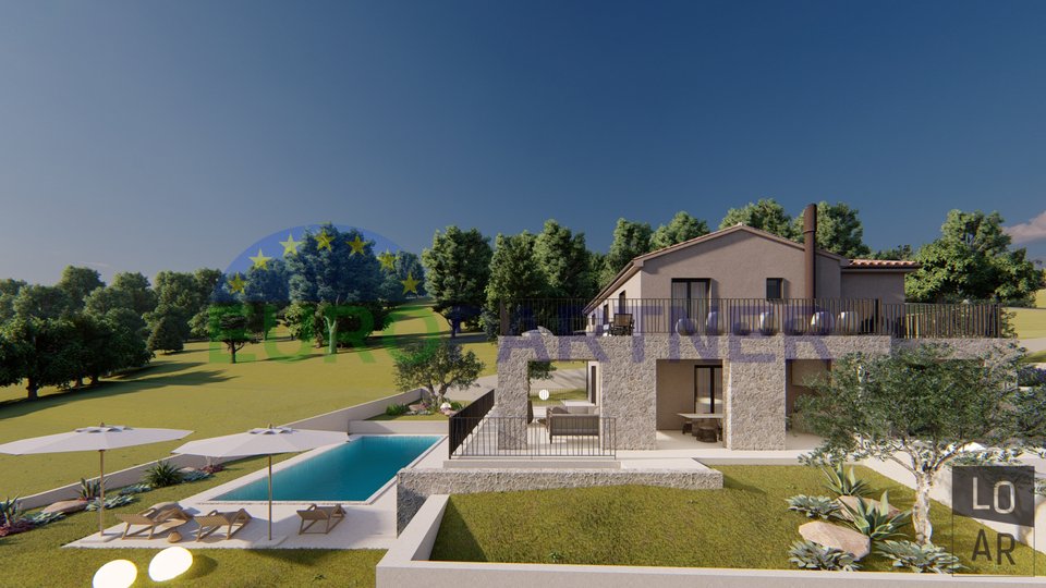 Moderna vila u središnjoj Istri