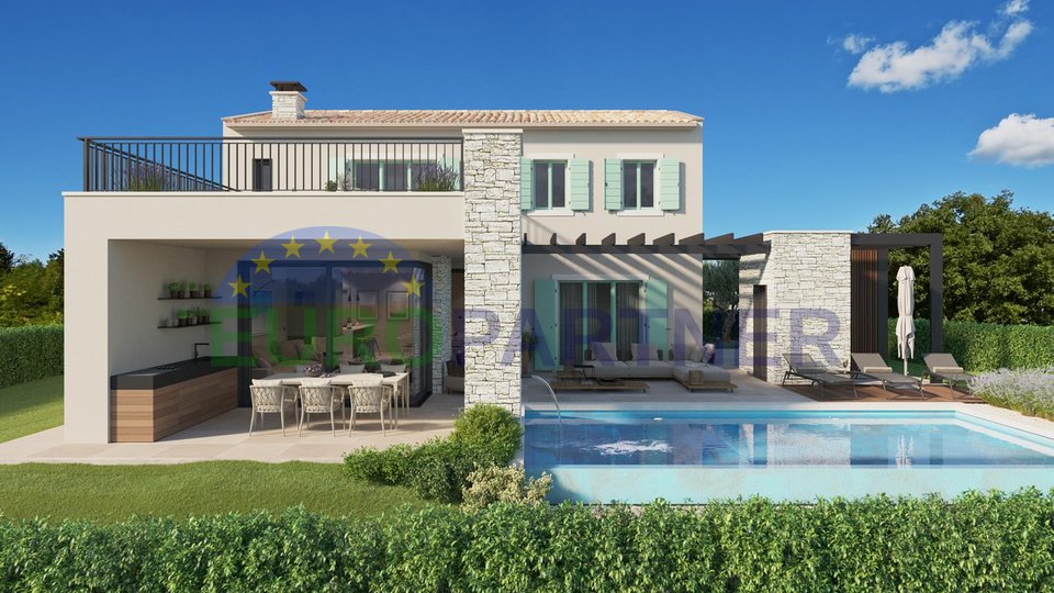 Villa with pool and sea view, sale, Poreč
