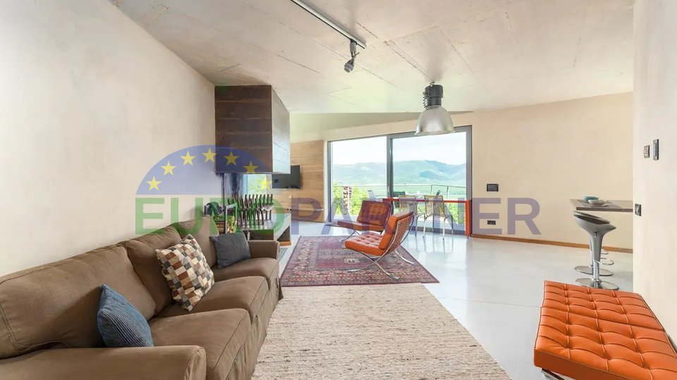 Jedinstvena dizajnerska vila s prekrasnim pogledom na Motovun