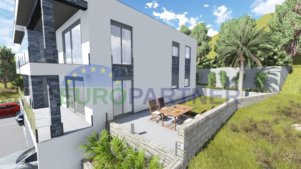 Split, New construction 4 rooms with garden, 78 m2, Podstrana-Strožanac