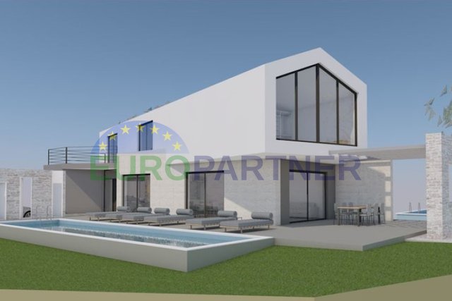 Moderne Villa mit Pool am Dorfrand, Poreč, Lovreč