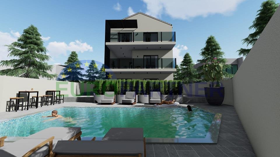 Zweistöckige Wohnung in Pag mit Pool, 85,50 m2, zu verkaufen