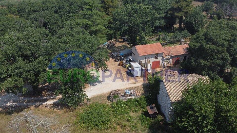 Building plot of 3000m2 with a house for adaptation, Poreč area