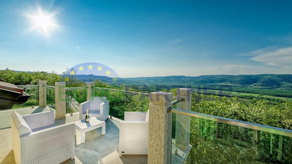 Villa mit Aussicht in der Nähe von Motovun