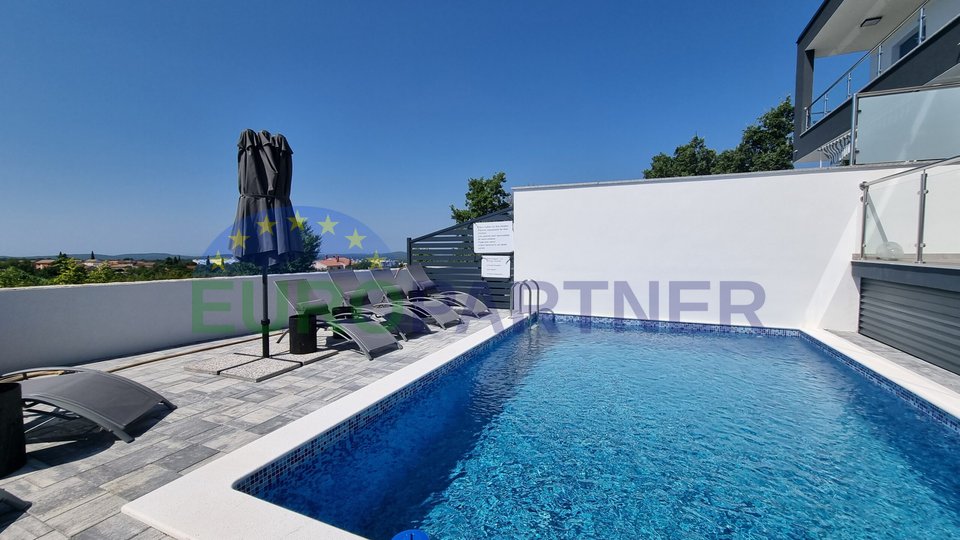 Kanfanar, a modern and luxuriously furnished semi-detached house with a sea view!