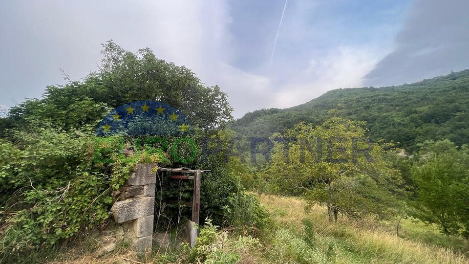 A unique opportunity! A building plot with a house and agricultural land in the vicinity of Sovinjak is for sale