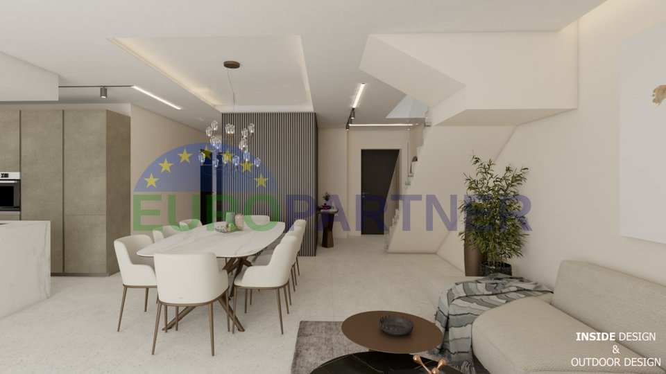 Luxury penthouse with sea view in Rovinj