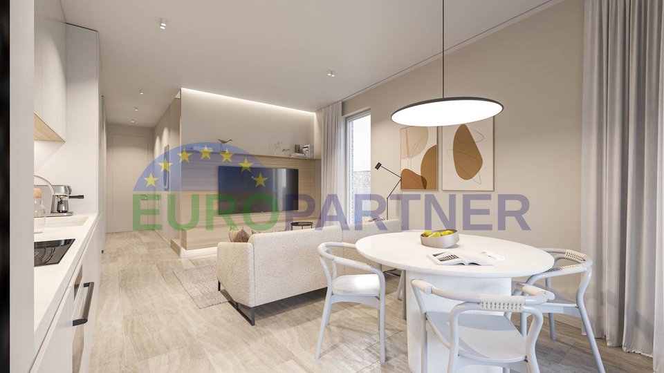 Novigrad, surroundings, newly built apartment 200m from the sea
