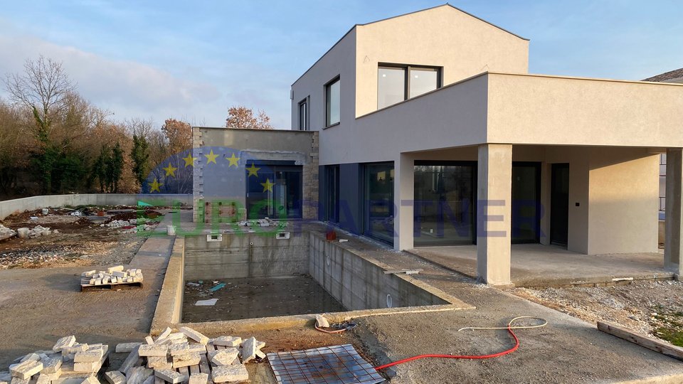 Modern villa under construction, near Poreč