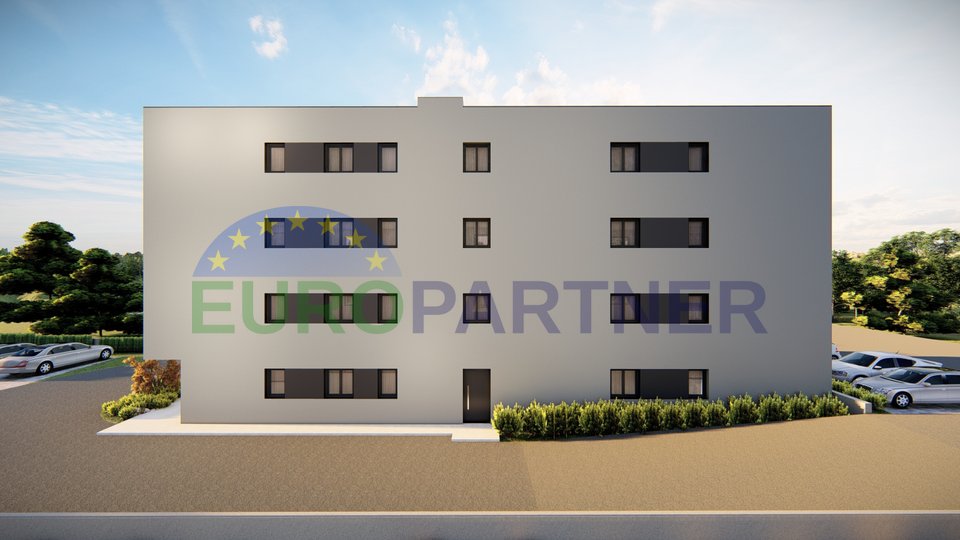 Appartamento 65m2, nuova costruzione, zona Parenzo, Istria