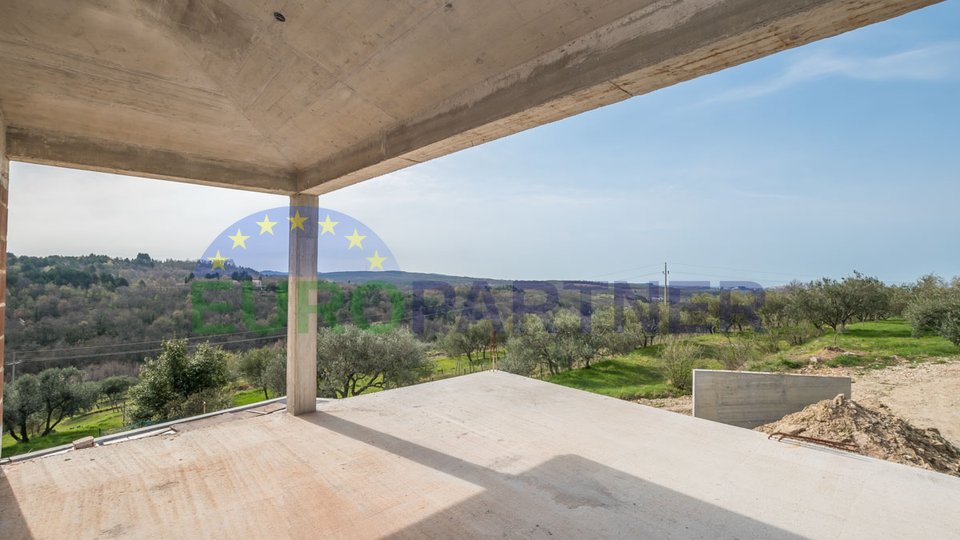 Momjan, villa with panoramic sea view