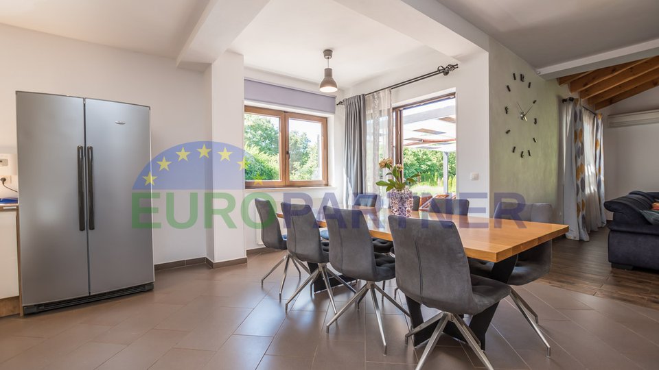 Istria, Rovinj, a beautiful house with a swimming pool and a spacious garden