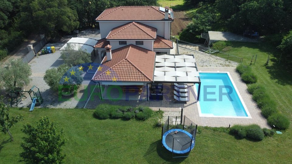 Istria, Rovinj, a beautiful house with a swimming pool and a spacious garden