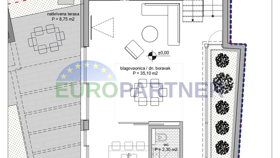 Zona Parenzo, casa con permesso di costruzione