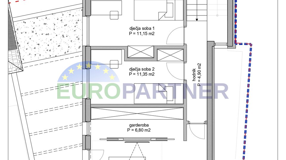 Poreč area, house for renovation with building permit and project