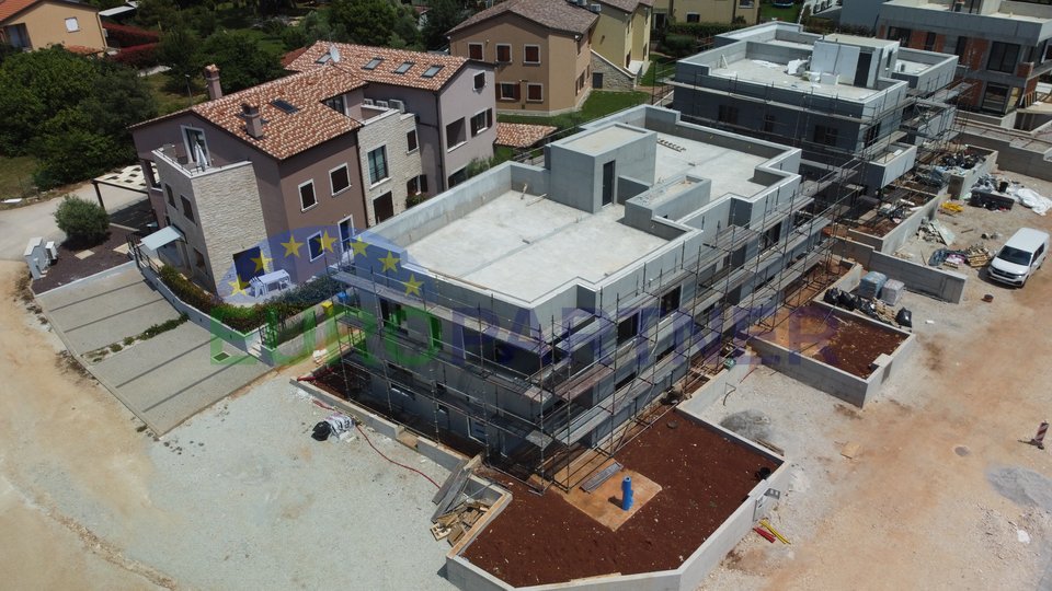 Penthouse with sea view, Poreč, new building