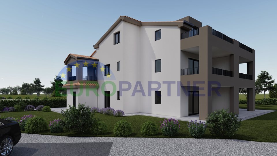 Istria, ground floor apartment near Poreč with garden