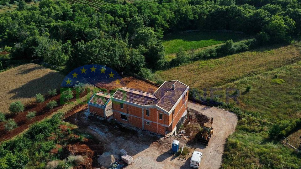 A beautiful villa with an open view of nature, Višnjan, surroundings