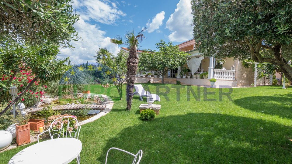 Mediterranean villa with a panoramic view of the sea