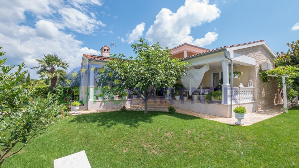 Mediterranean villa with a panoramic view of the sea