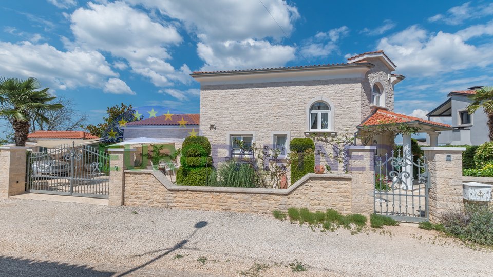 Mediterranean villa with a panoramic view of the sea