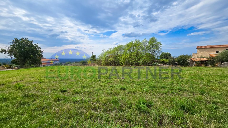 Land with sea view, Kaštelir, Istria