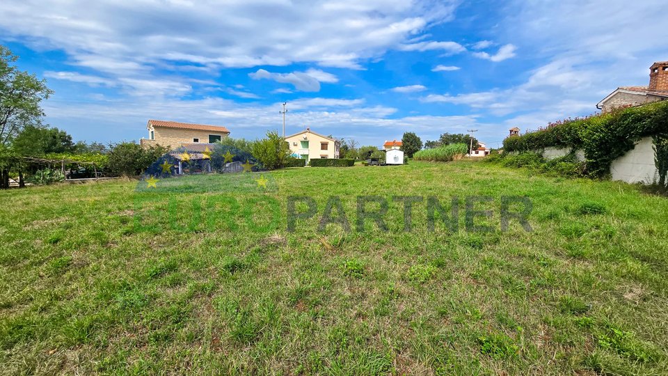 Land with sea view, Kaštelir, Istria