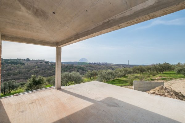 Momjan, Villa mit Panoramablick auf das Meer