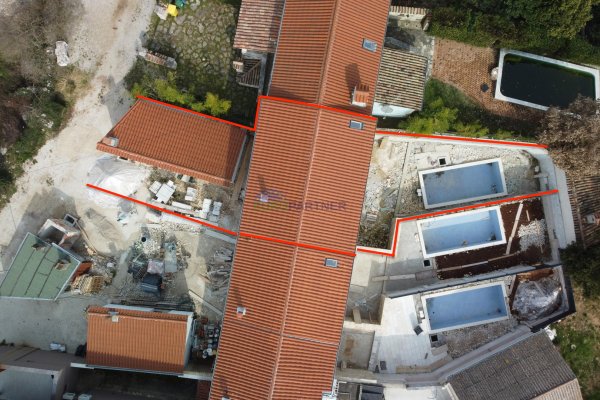 ISTRA, Svetvinčenat, okolica - Kamena kuća sa bazenom