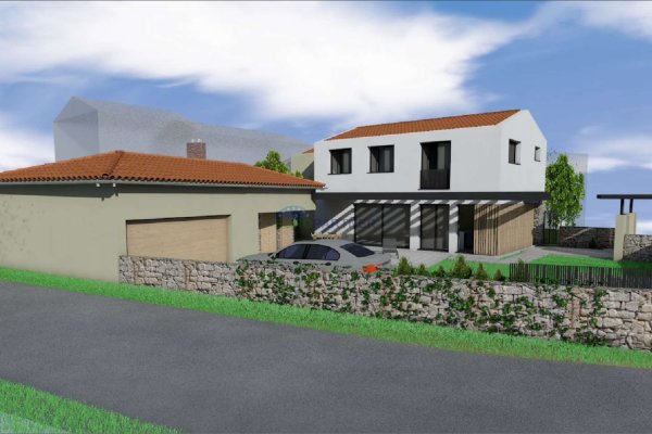Poreč okolica, kuća za renoviranje  s građevinskom dozvolom i projektom