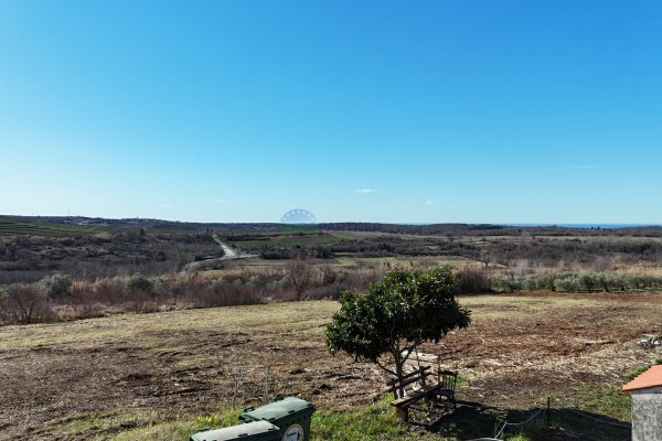 Istra, Buje, građevinsko zemljište sa pogledom na more