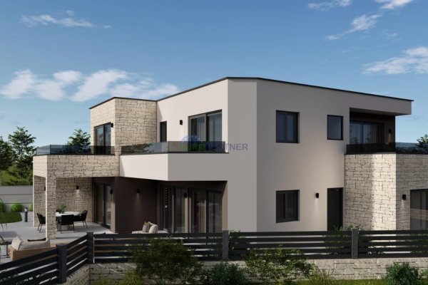 Istra, vila okružena prirodom sa pogledom na more