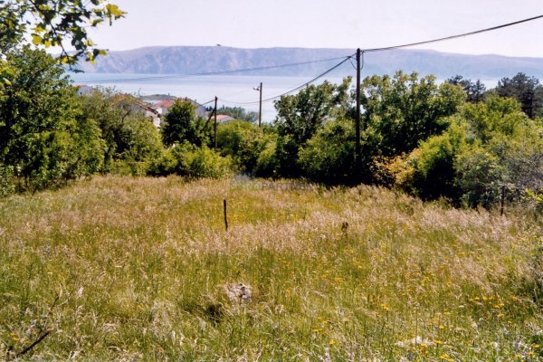 Zemljište sa panoramskim pogledom na more u blizini N.Vinodolskog