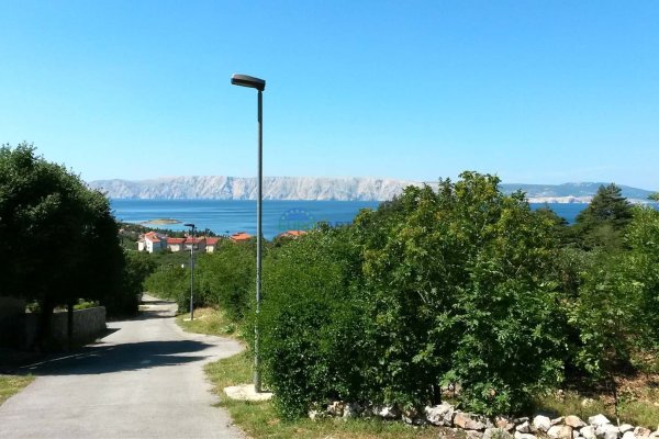 Zemljište sa panoramskim pogledom na more u blizini N.Vinodolskog