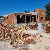 Kuća s bazenom modernog dizajna u roh bau fazi , pogled na more - 3